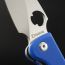 Нож складной Daggerr Sting Mini Blue 8.4 см, сталь D2, рукоять G10