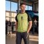 Жилет утепл SoftShell TRUD муж FITTER 2611 серый/салатовый
