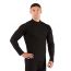Футболка мужская SWU / дл. рукав / комбинир 180/ черный / XXL, SWU900XXL