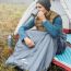 Спальный мешок Naturehike NH21MSD09 мини LW180,серо-коричневый,размер M, 6927595777954
