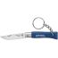 Нож-брелок Opinel №4, нержавеющая сталь, синий, 002053