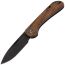 Складной нож CIVIVI Elementum Slip Joint blackwash сталь 14C28N, рукоять Guibourtia Wood