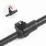 Палка треккинговая Naturehike 7075 AL NH17D017-D 61-135 черный