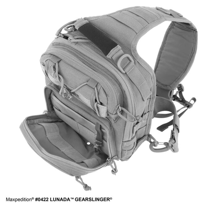 Сумка плечевая Maxpedition Lunada Gearslinger Black