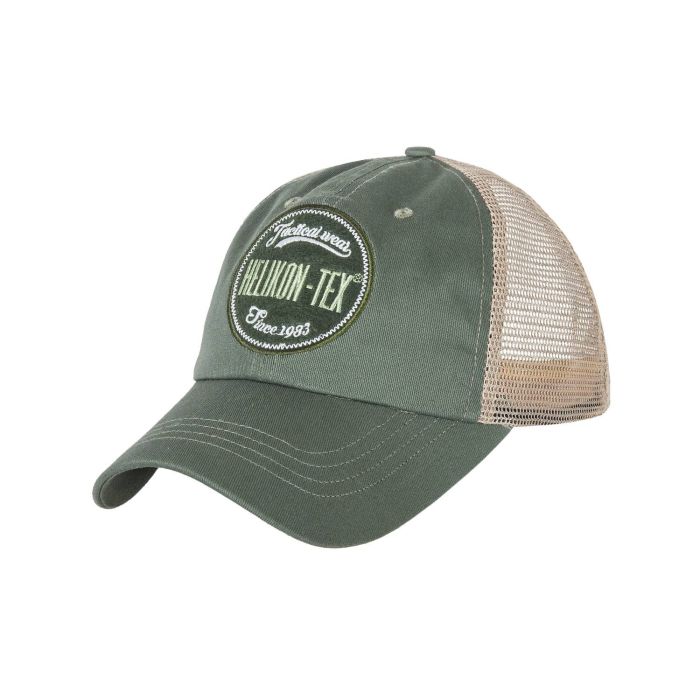 Бейсболка Trucker Logo Helikon, цвет Green