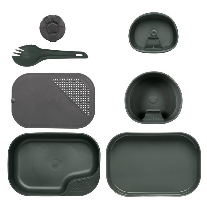 Набор посуды Wildo CAMP-A-BOX®  Complete, цвет Olive Green