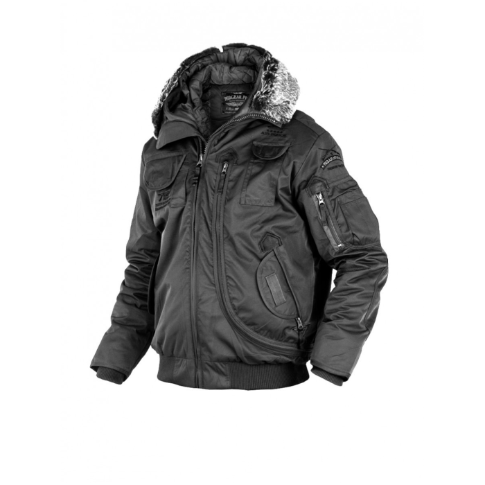 Куртка Пилот-бомбер, G037A утепленный   762 Armyfans  Black
