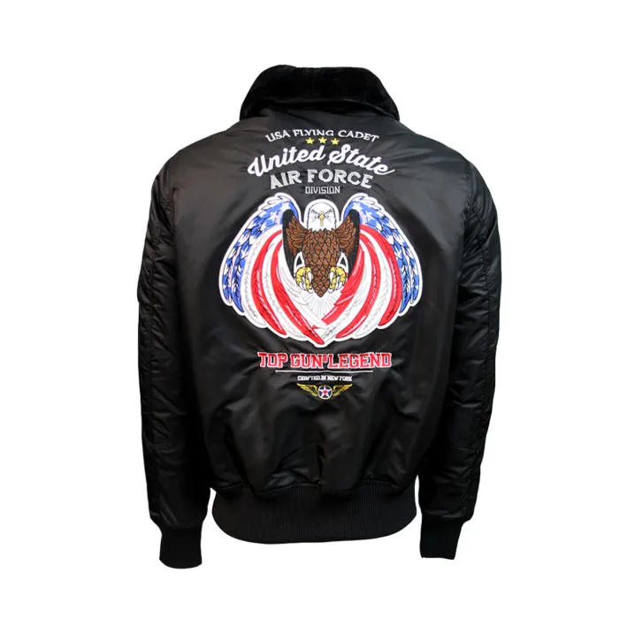 Куртка пилот утеплённый  Eagle || CW 45  Top Gun, цвет Black