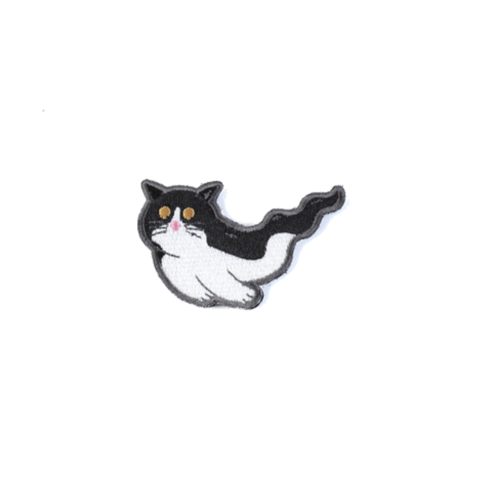Патч Ghost Cat B&W