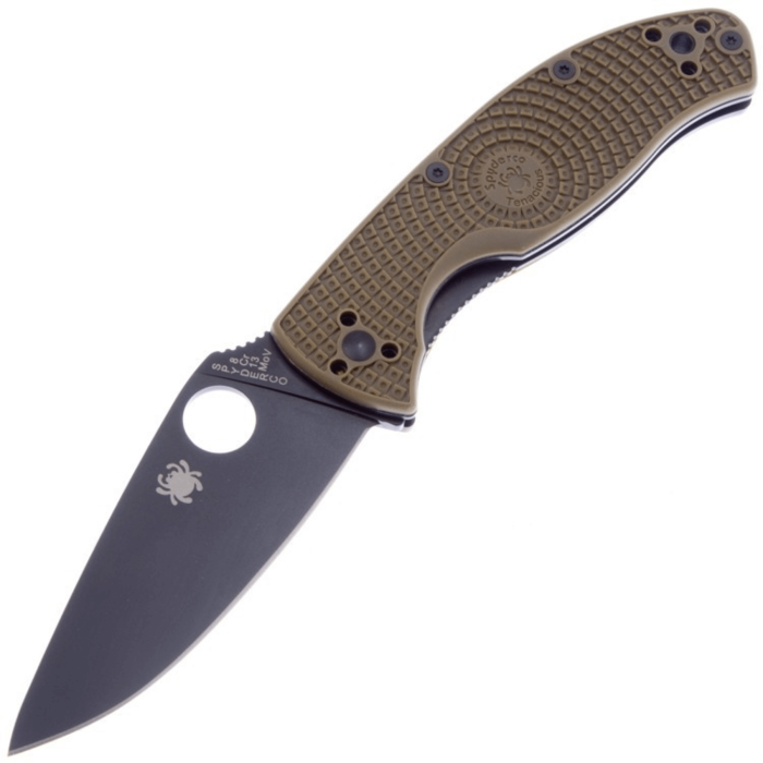 Нож Spyderco Tenacious LTW Black сталь 8Cr13MoV, рукоять OD FRN