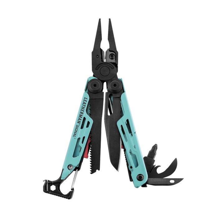 Мультитул LEATHERMAN SIGNAL Aqua 832404 с нейлоновым чехлом