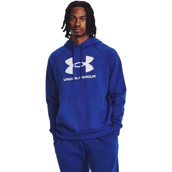 Толстовка Rival Fleece Logo Under Armour, цвет Blue
