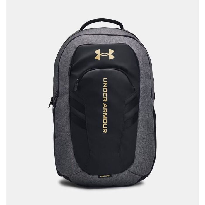 Рюкзак Hustle 6.0 Pro Under Armour, цвет Black/Metallic Gold (31л.)
