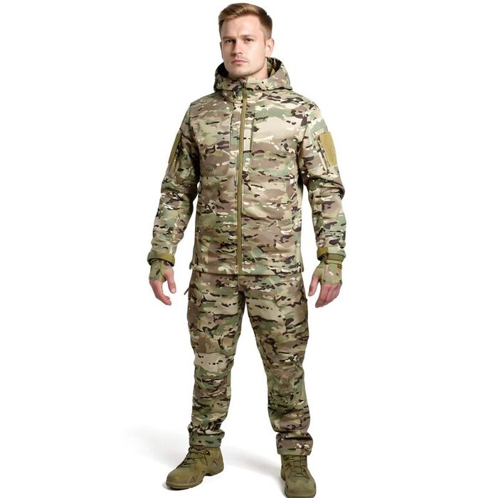 Тактический костюм мужской софтшелл GONGTEX SMARTFOX SOFTSHELL, весна - осень