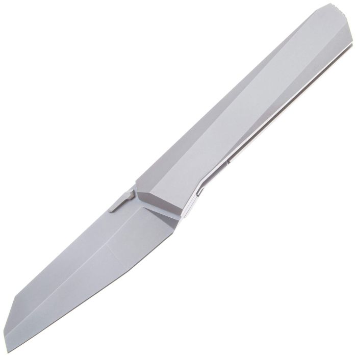 Складной нож Rike Knife Cybertrix B сталь M390, рукоять Gray Titanium