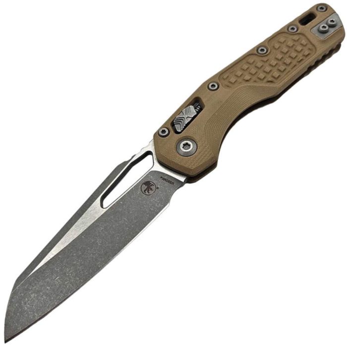 Складной нож Microtech MSI Ram-Lock apocalyptic сталь M390MK, рукоять Tan Frag G10