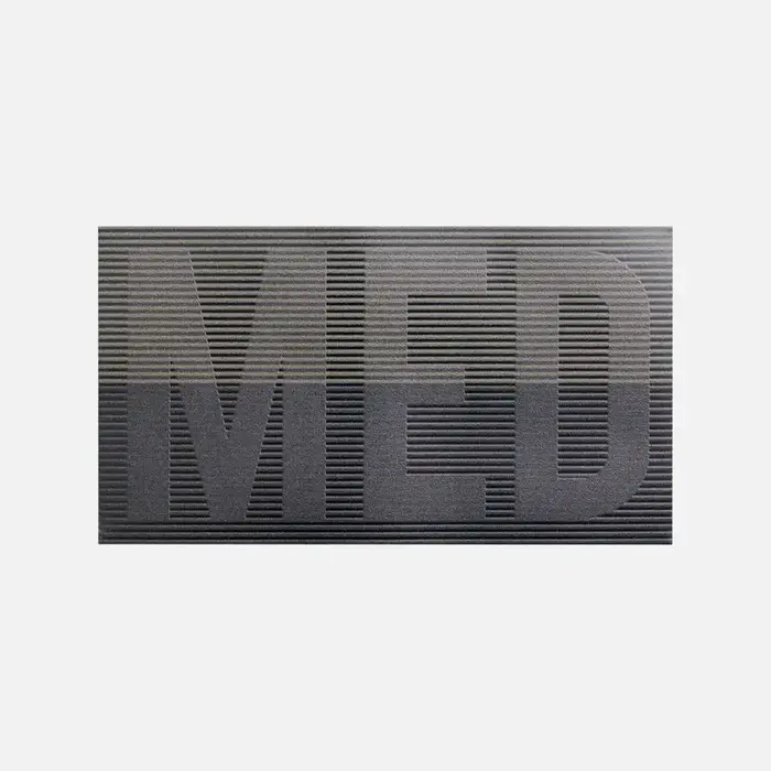 Большая меднашивка MED с приглушённым флагом Польши, полиэстер