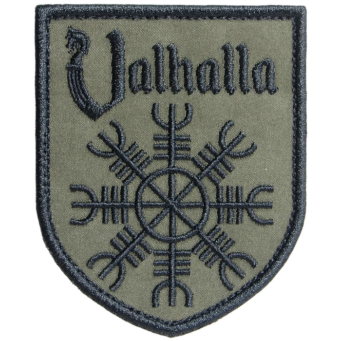 Нашивка, патч "Valhalla хаки" тактическая с липучкой.
