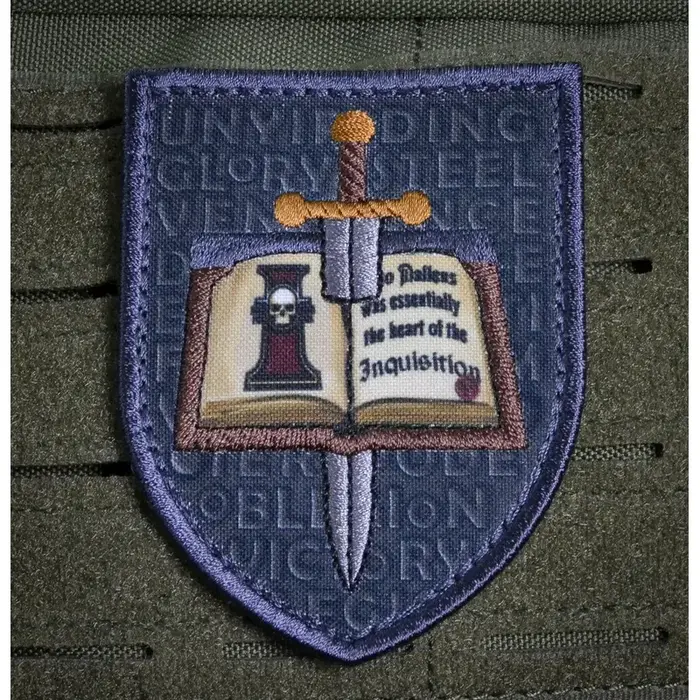 Нашивка, патч "Орден Серых Рыцарей"тактическая с липучкой.