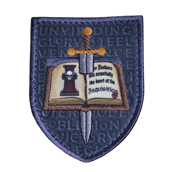 Нашивка, патч "Орден Серых Рыцарей"тактическая с липучкой.