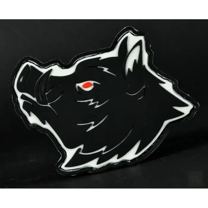 Нашивка, патч "Кабан" тактическая с липучкой.