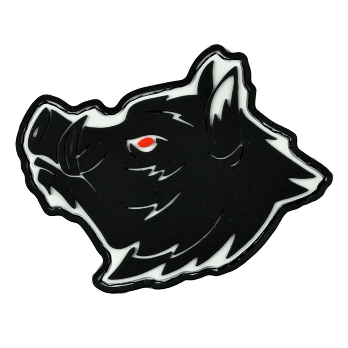 Нашивка, патч "Кабан" тактическая с липучкой.