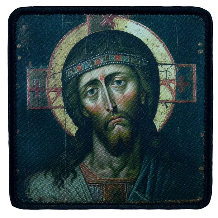 Нашивка, патч "Спас Нерукотворный" тактическая с липучкой.