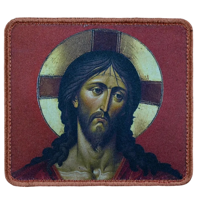 Нашивка, патч "Спас Нерукотворный" тактическая с липучкой.