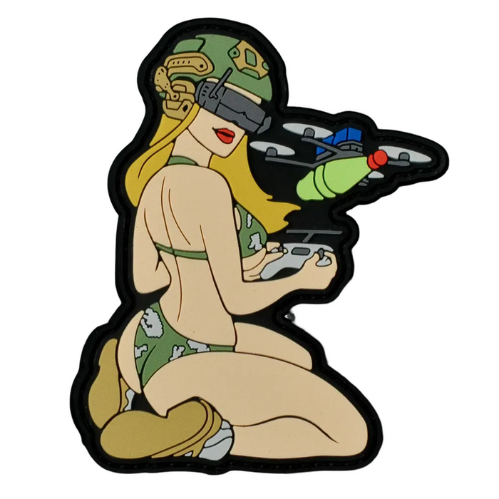 Нашивка, патч "КЛМК" ПВХ тактическая с липучкой.