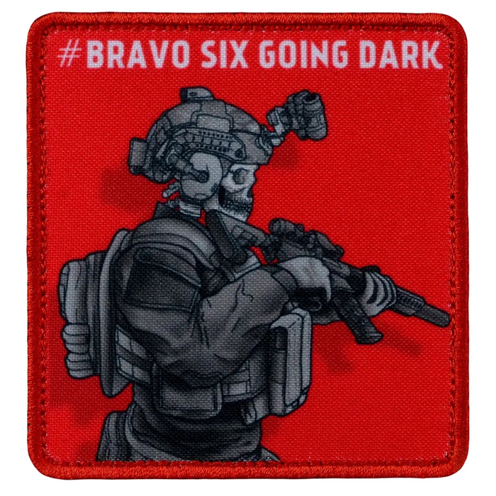 Нашивка, патч "Bravo Six Going Dark" от Корпуса Вышивания.