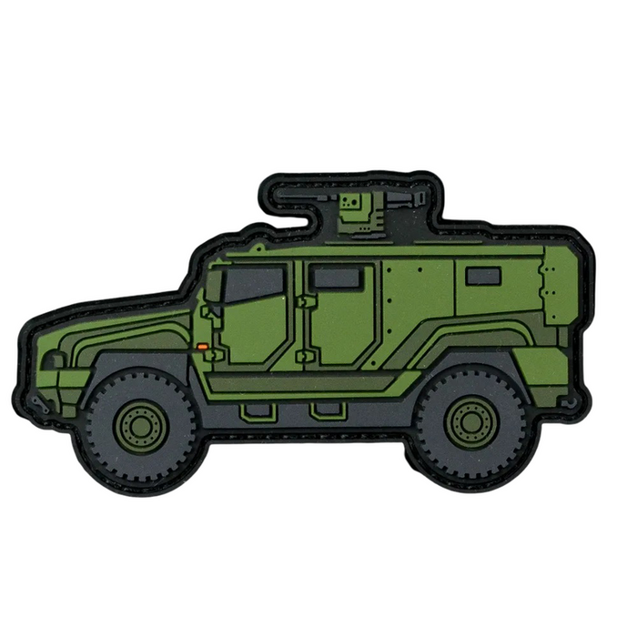 Нашивка, патч "Урал ВПК" тактическая с липучкой.