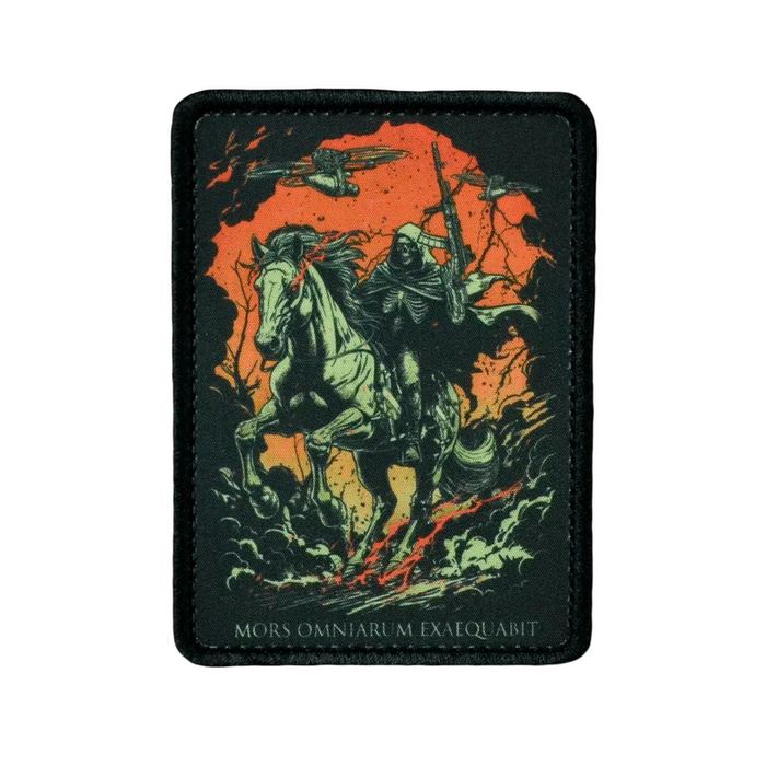 Нашивка, патч "Смерть уравнивает всех" от Корпуса Вышивания.