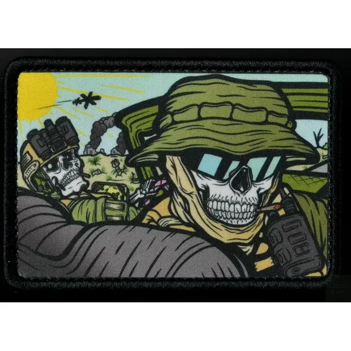 Нашивка, патч "Страх и Ненависть" от Корпуса Вышивания.