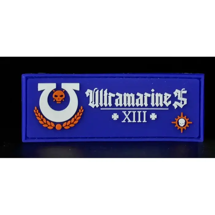 Нашивка, патч "Ultramarines" ПВХ от Корпуса Вышивания.
