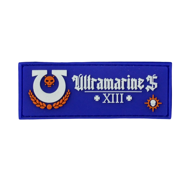 Нашивка, патч "Ultramarines" ПВХ от Корпуса Вышивания.