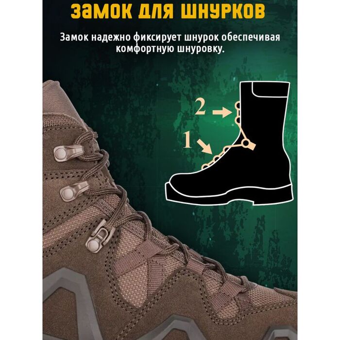 Ботинки LOWA Zephyr MK2 GTX Mid Dark Brown