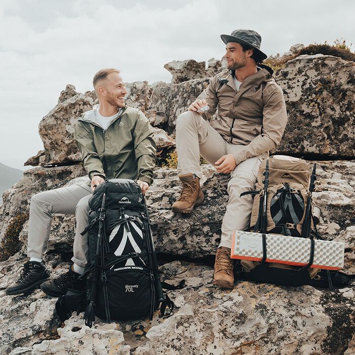 Рюкзак туристический NATUREHIKE Tanfeng Brown (70+5 литров)