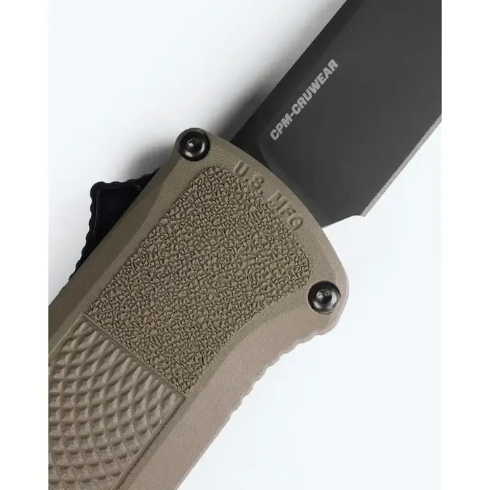 Нож складной BENCHMADE Shootout, Grivory Green, Cru-Wear клинок черный