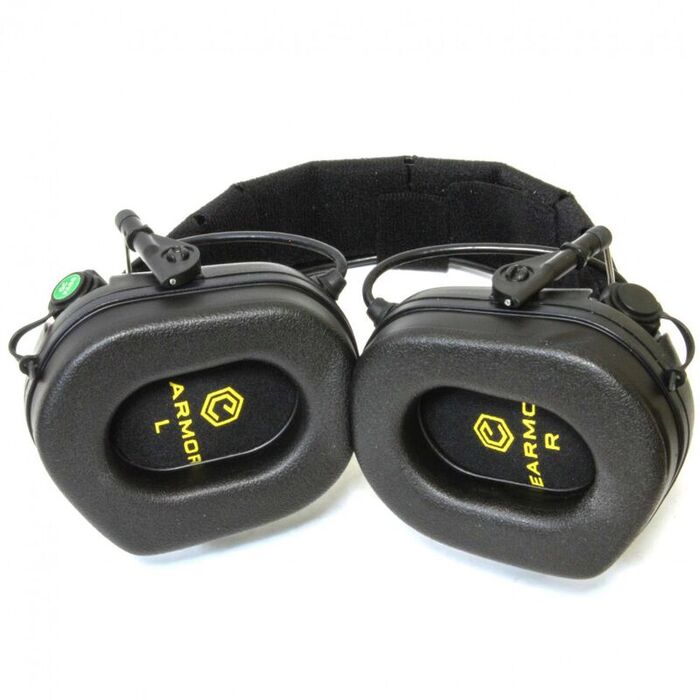 Активные наушники для стрельбы EARMOR M31-BK MOD3, (AUX 3,5мм), черные