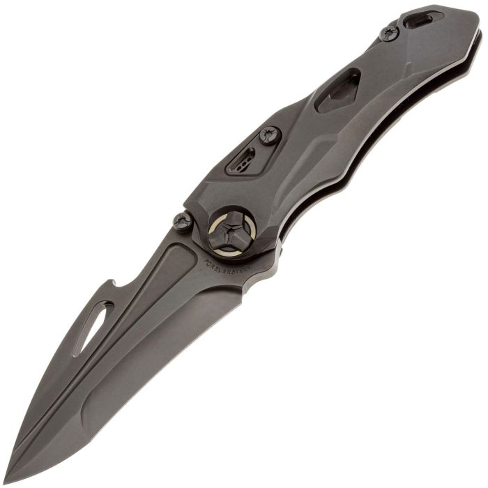 Складной нож Rike Knife Athron B DLC сталь M390, рукоять DLC Titanium