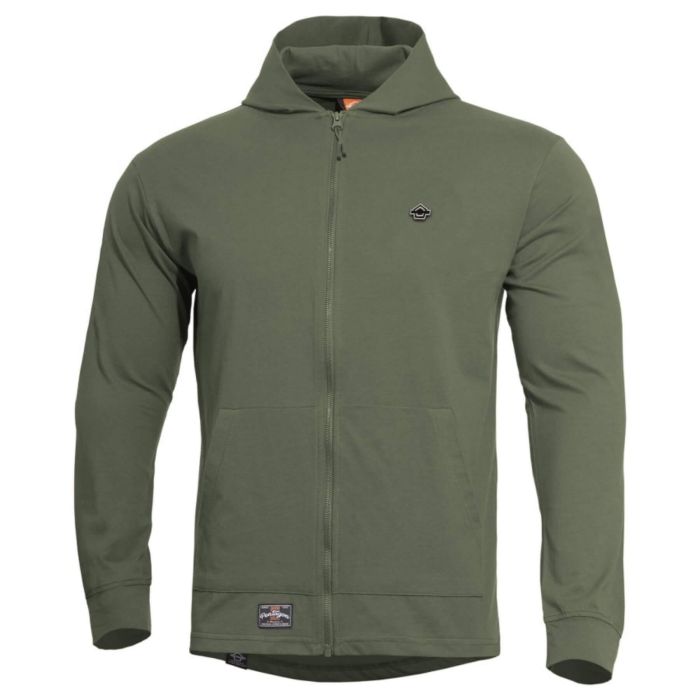 Толстовка Agis Ring Spun Pentagon, цвет Camo Green