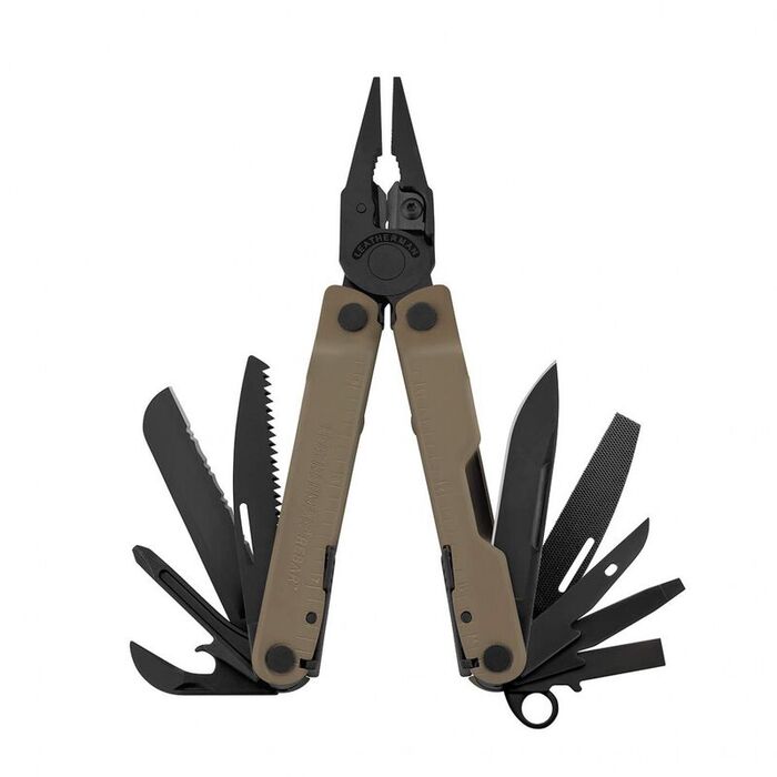 Мультитул с плоскогубцами и ножом LEATHERMAN Rebar Coyote Tan