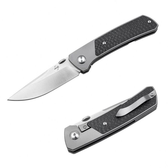 Нож складной BOKER Plus Conductor Carbon Fibre Titanium S35VN