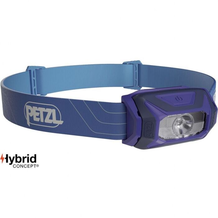 Недорогой налобный фонарь PETZL Tikkina Blue (300 люмен)