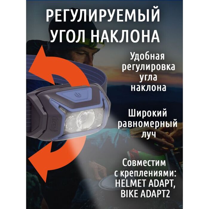 Налобный фонарь PETZL Actik Blue (450 люмен)