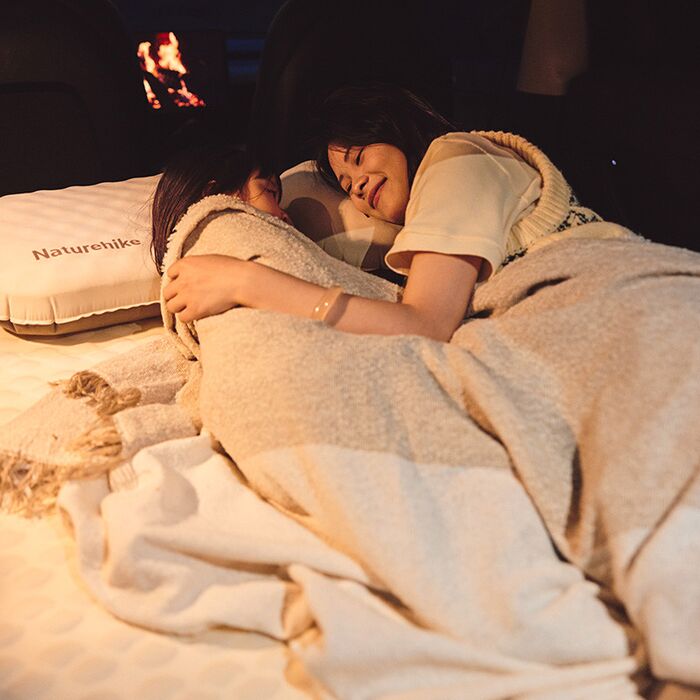 Коврик самонадувной NATUREHIKE Yugu, автомобильный 197х134х6.5см, серый