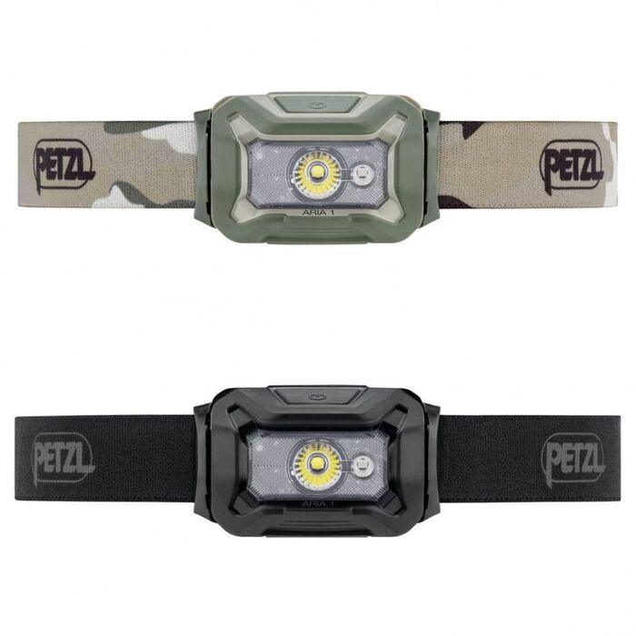 Налобный тактический фонарь PETZL Aria 1 RGB Black (450 люмен)