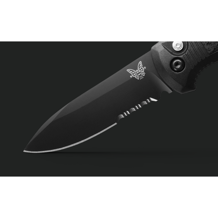 Нож складной BENCHMADE Casbah, Grivory Black, S30V клинок черн. PS 8,6 см