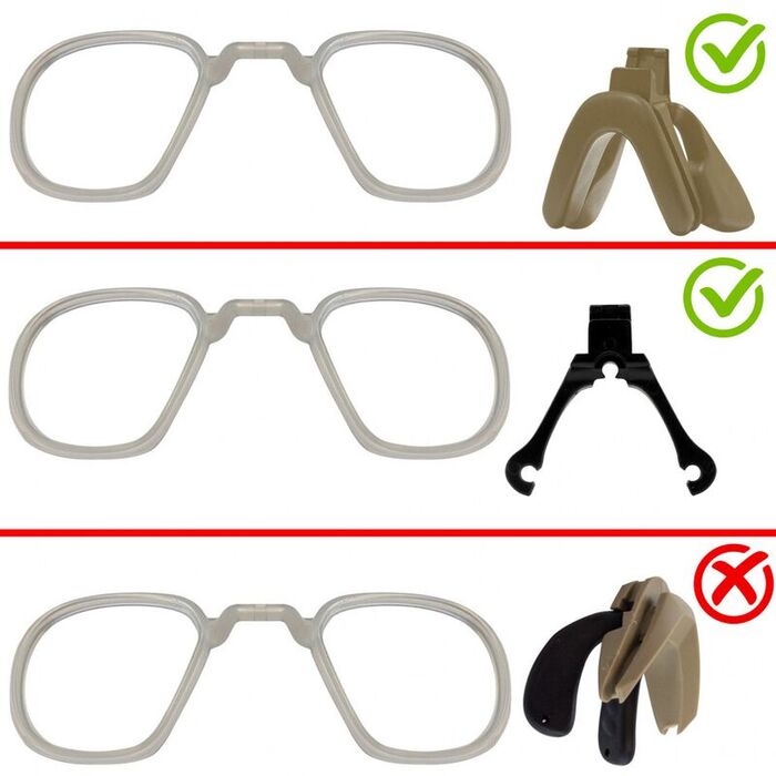 Адаптер для диоптрических линз WILEY X Twist Lock Prescription Insert