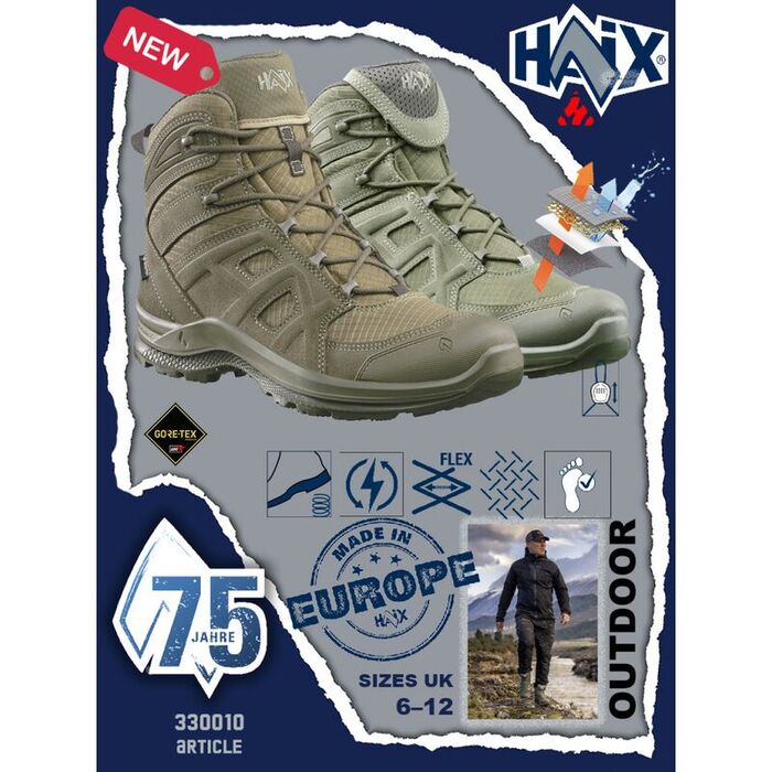 Тактические ботинки HAIX Black Eagle Athletic 2.0 V GTX Mid Sage